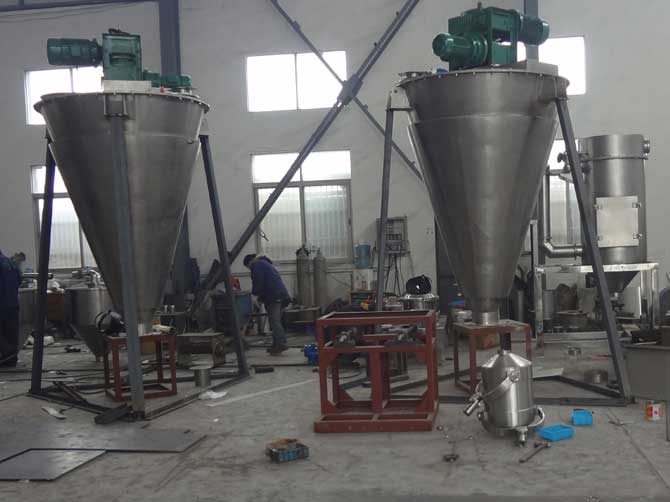 SHJ系列雙螺桿錐型混合機(jī)