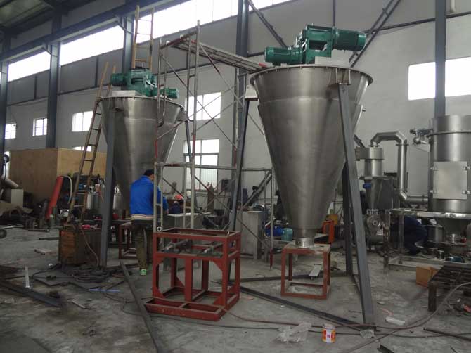 SHJ系列雙螺桿錐型混合機(jī)